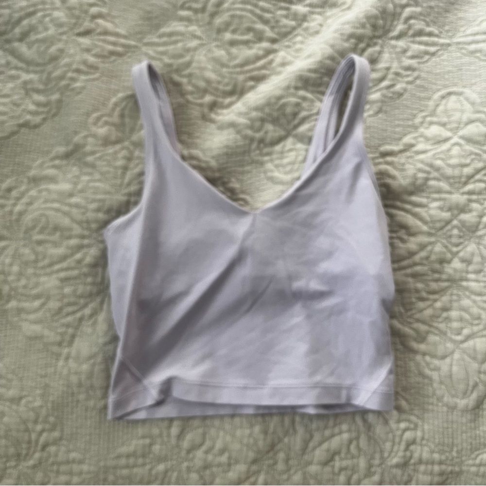 lululemon lavender align tank size 4